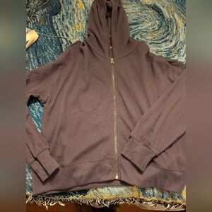 Abercrombie & Fitch Waffle Knit Hoodie
